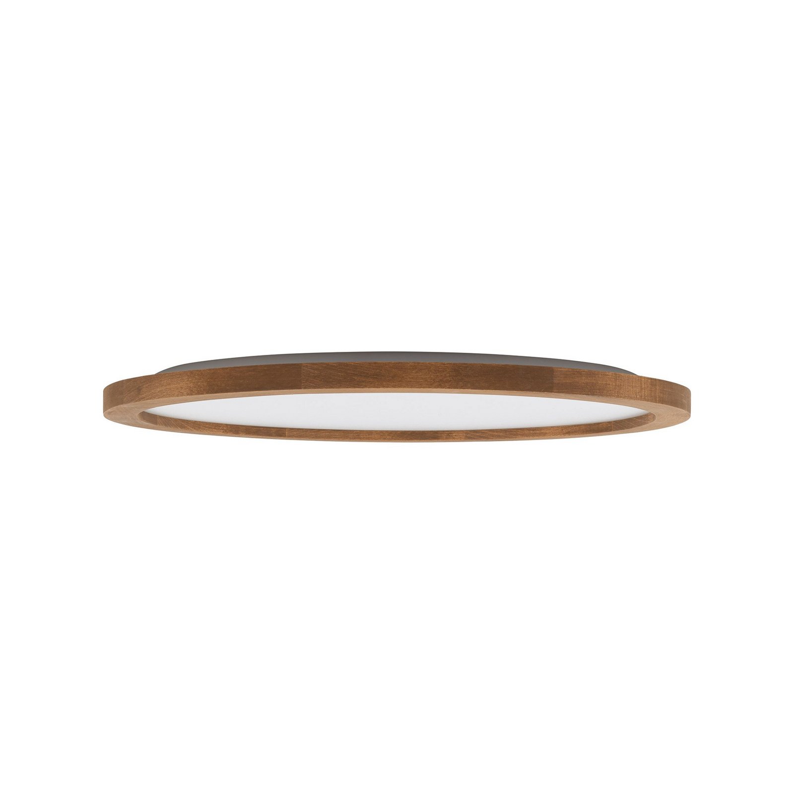Aqua LED panel, walnut, Ø 52.5 cm, 45 W