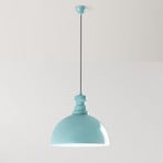 Висяща лампа Kure, тюркоаз, метал, Ø 40 cm E27