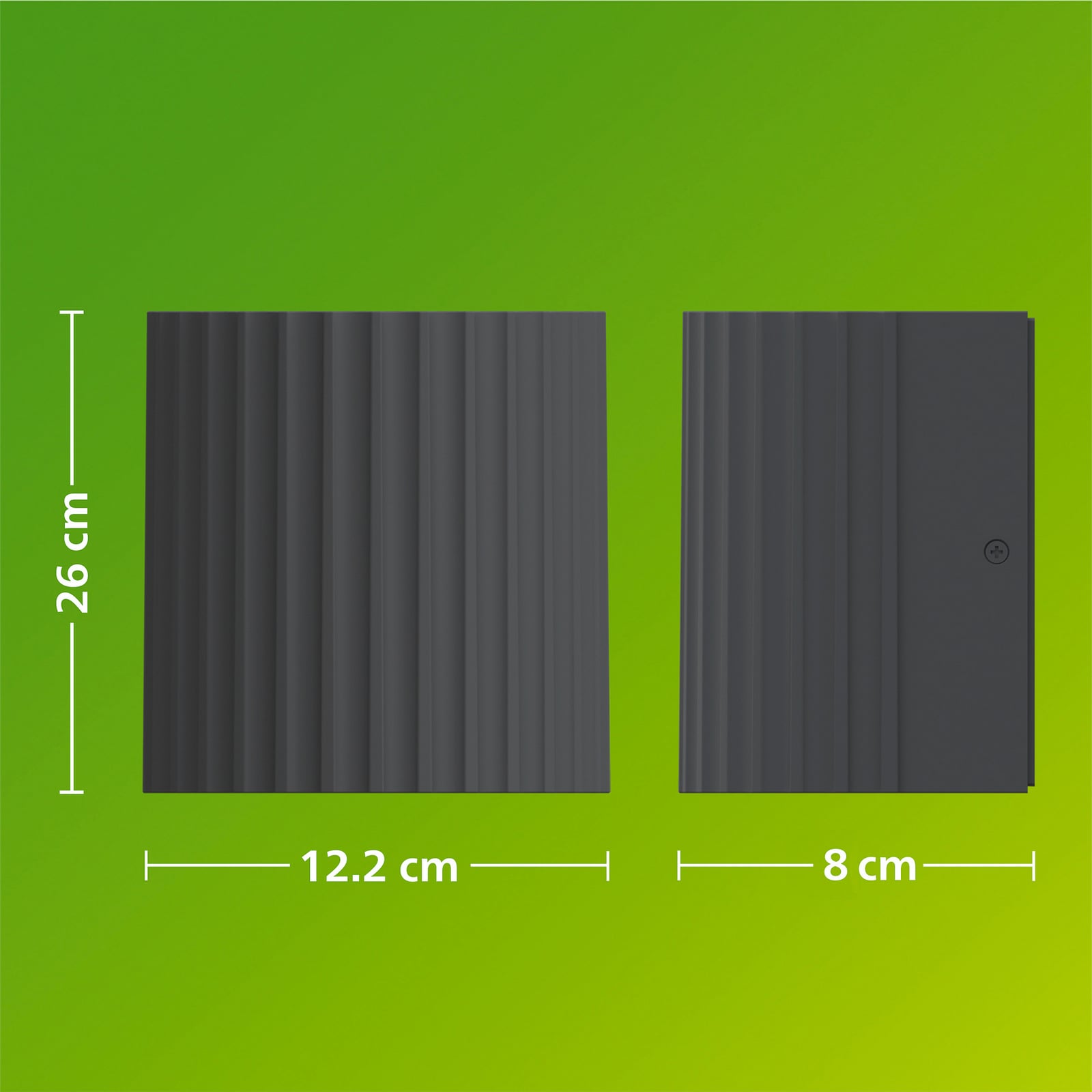 Philips Zyra LED kültéri fali világítás, felfelé/lefelé irányuló, antracit, IP44 Philips Zyra LED kültéri fali világítás, felfelé/lefelé irányuló, antracit, IP44