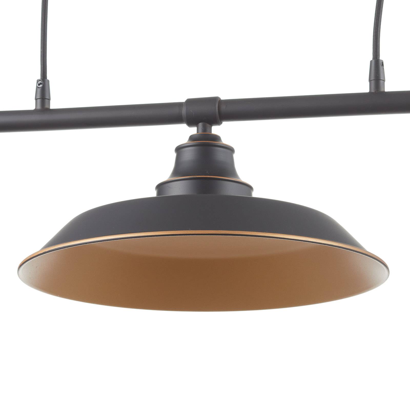 Westinghouse lampa wisząca Iron Hill czarna 3-pkt.