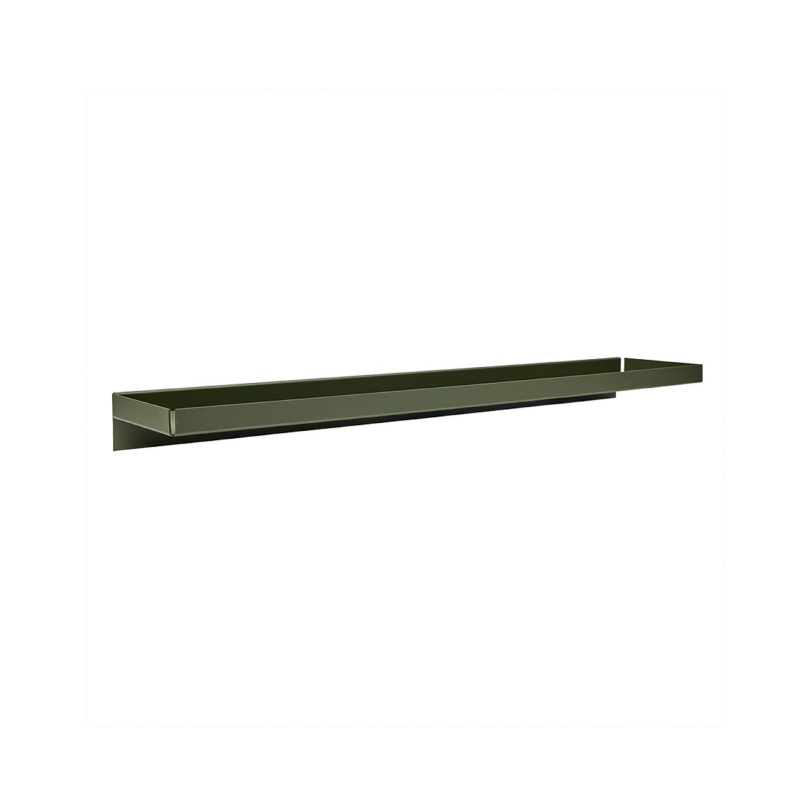 Étagère murale Bakku, verte, longueur 80 cm, aluminium - OYOY Living Design Étagère murale Bakku, verte, longueur 80 cm, aluminium - OYOY Living Design