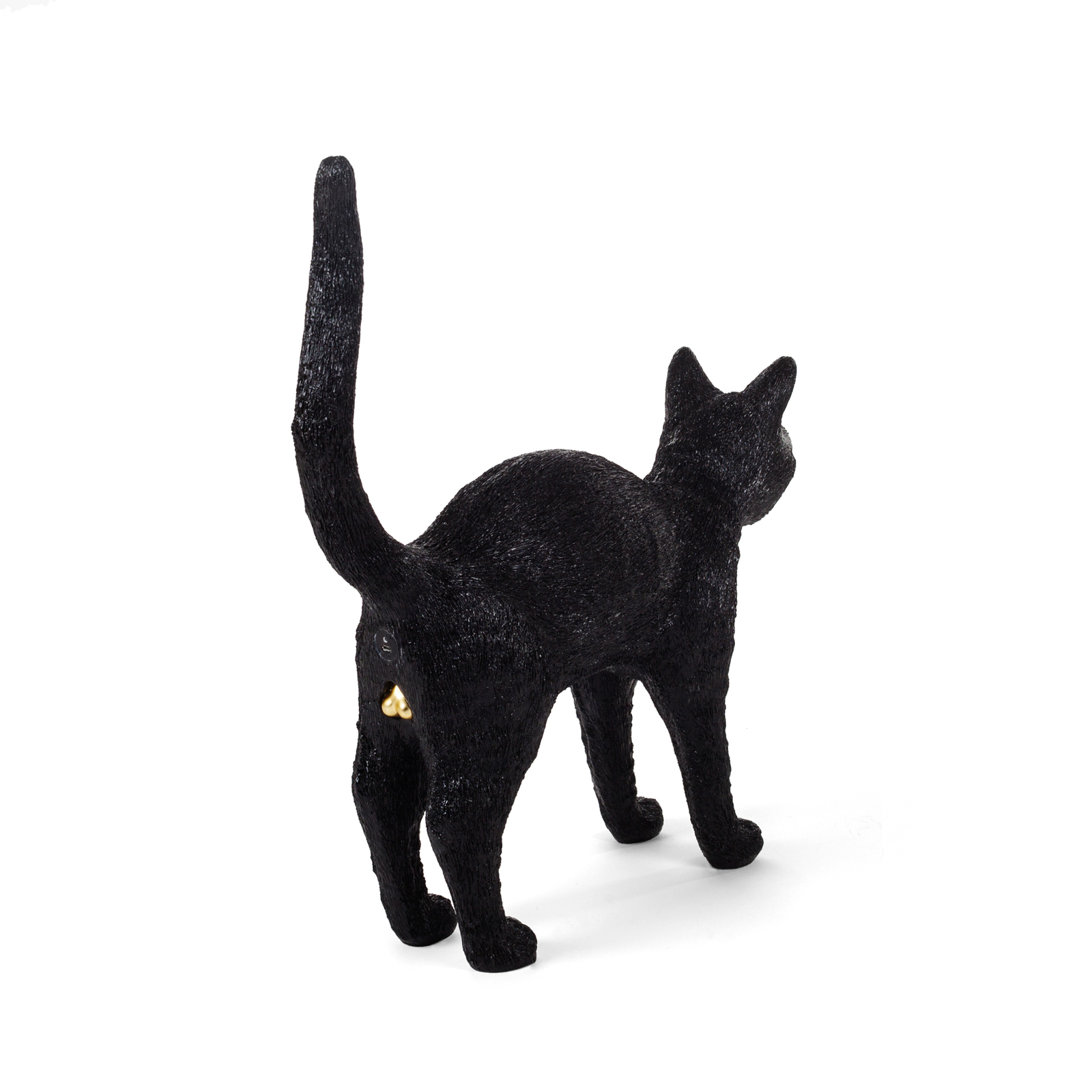 LED-koristepöytävalaisin Jobby The Cat, musta