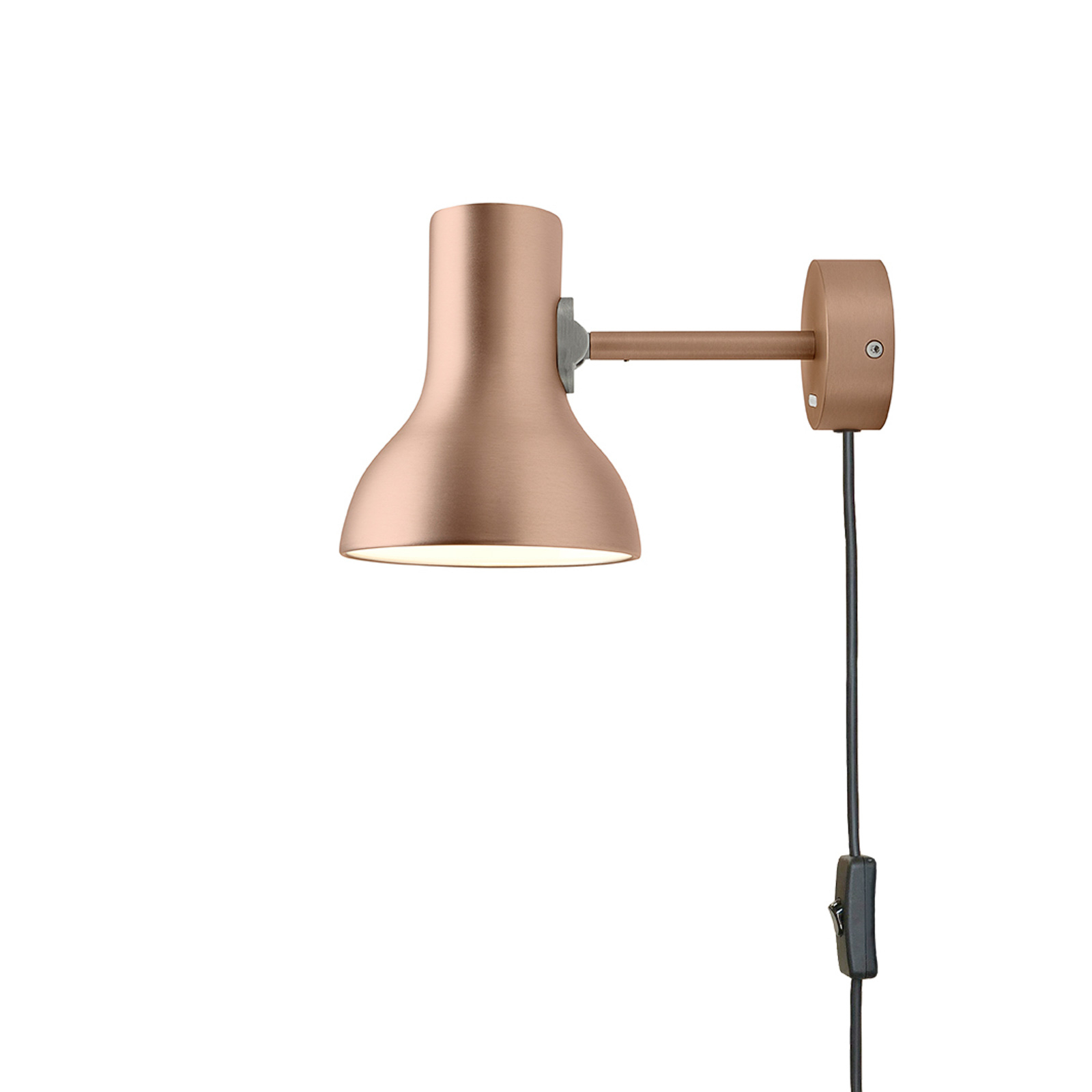 Anglepoise Type 75 Mini Metallic Wandlampe Stecker