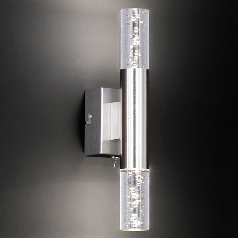 LED-vegglampe Bubble som lyser oppover og nedover