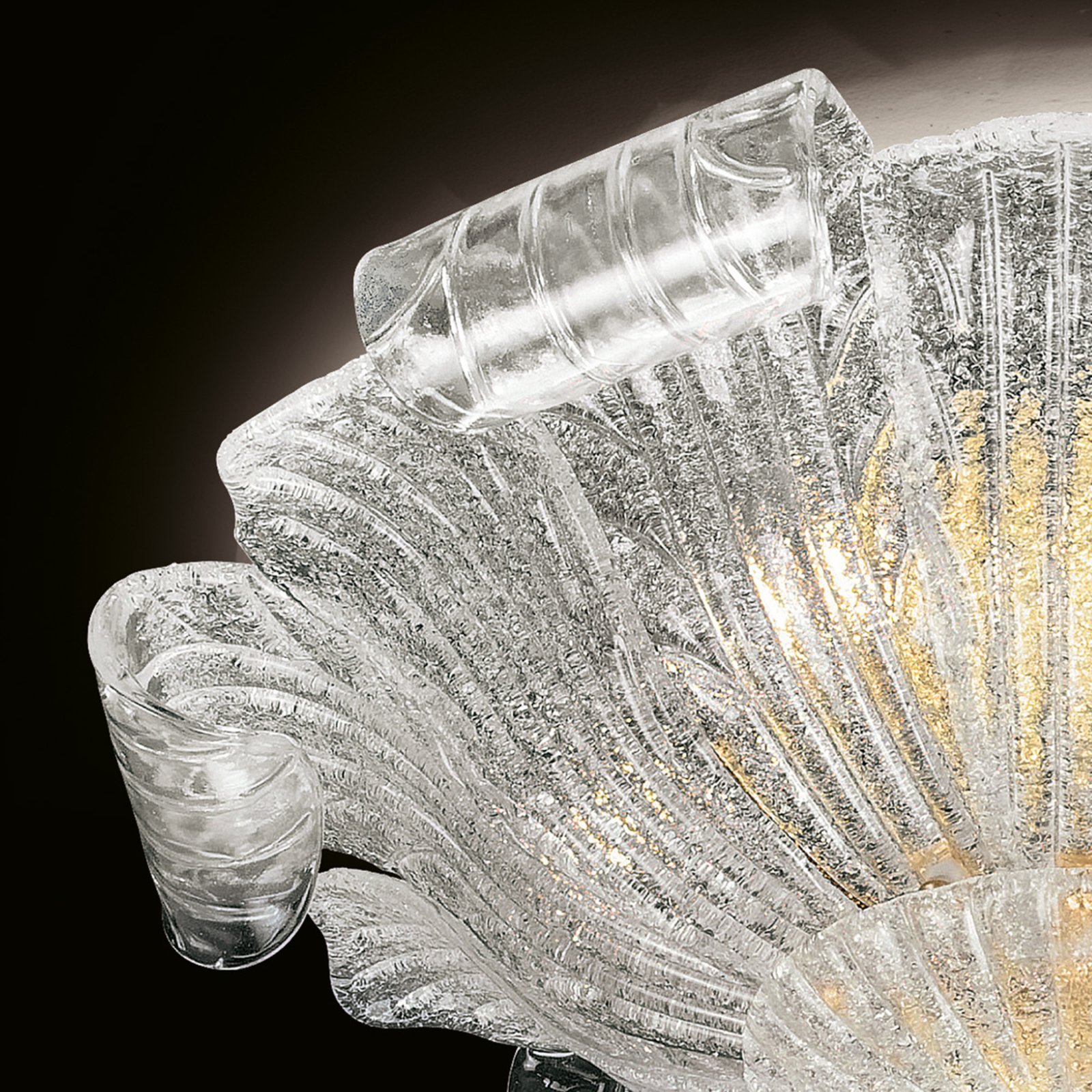 Taklampa Tartaruga av Murano-glas, 80 cm