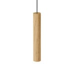 UMAGE Chimes Tall LED a sospensione rovere chiaro