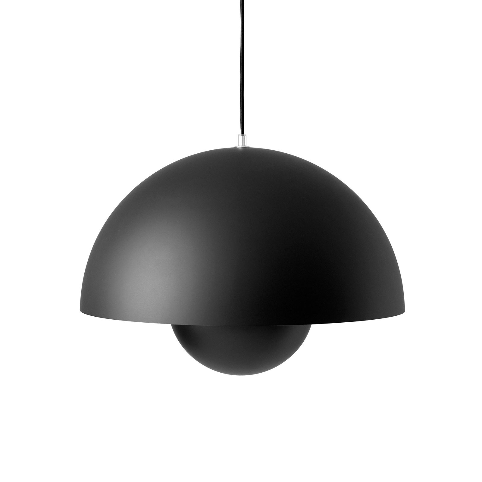 &Tradition Flowerpot VP2 colgante 50 negro mate
