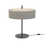 Piantana Bergamo, grigio/nero, tessuto, altezza 39 cm, E14