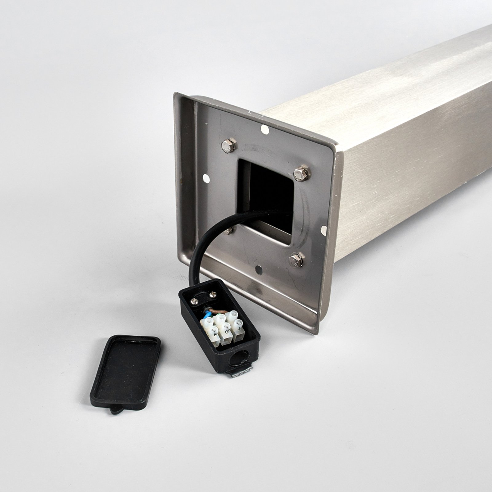 Lorian Lampe de Jardin H100 Steel - Lindby