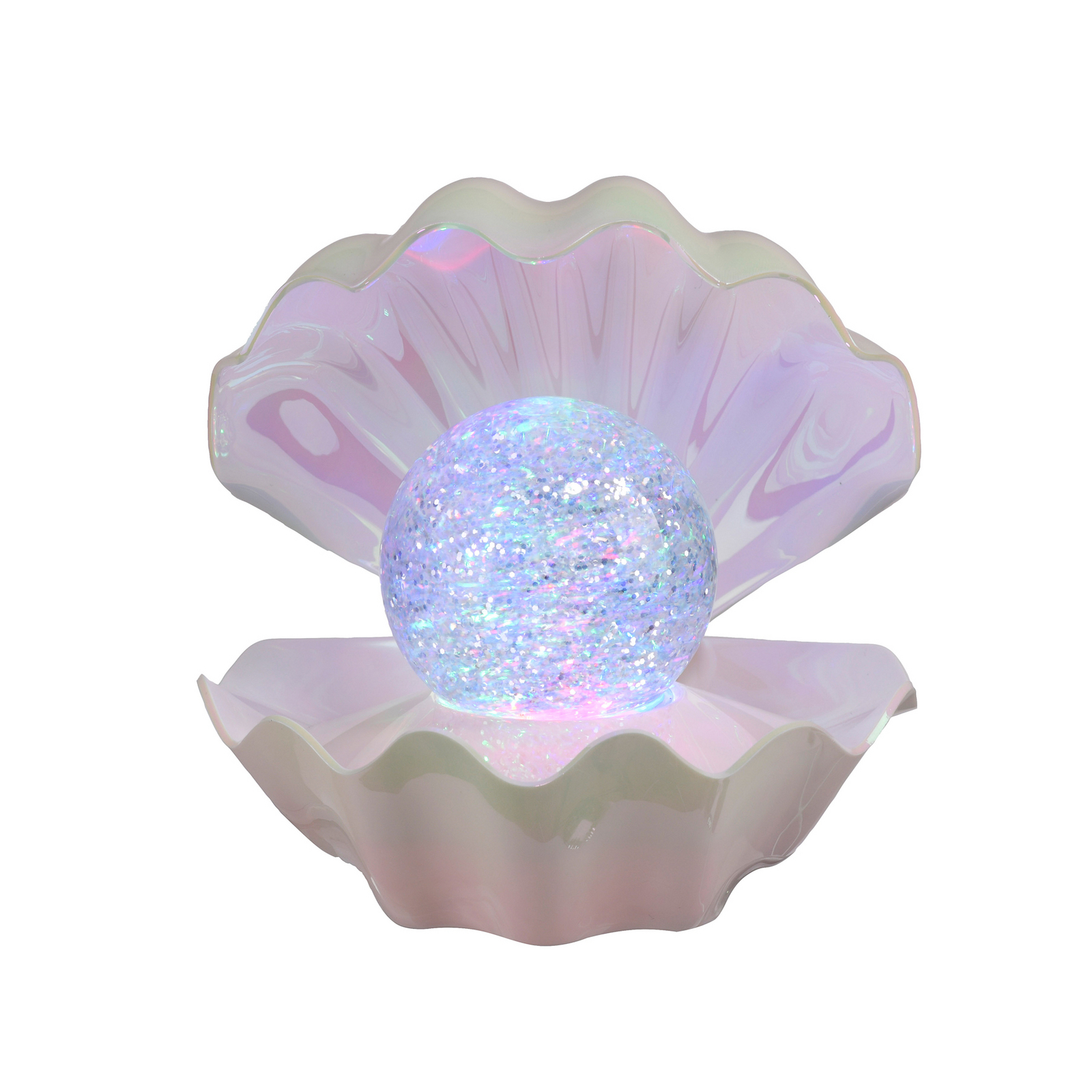 Lampa stołowa LED Arielle, perłowa, zasilana baterią lub przez USB-C, RGB Lampa stołowa LED Arielle, perłowa, zasilana baterią lub przez USB-C, RGB