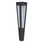 Pochodnia solarna LED Tinka, czujnik 62 cm, szara