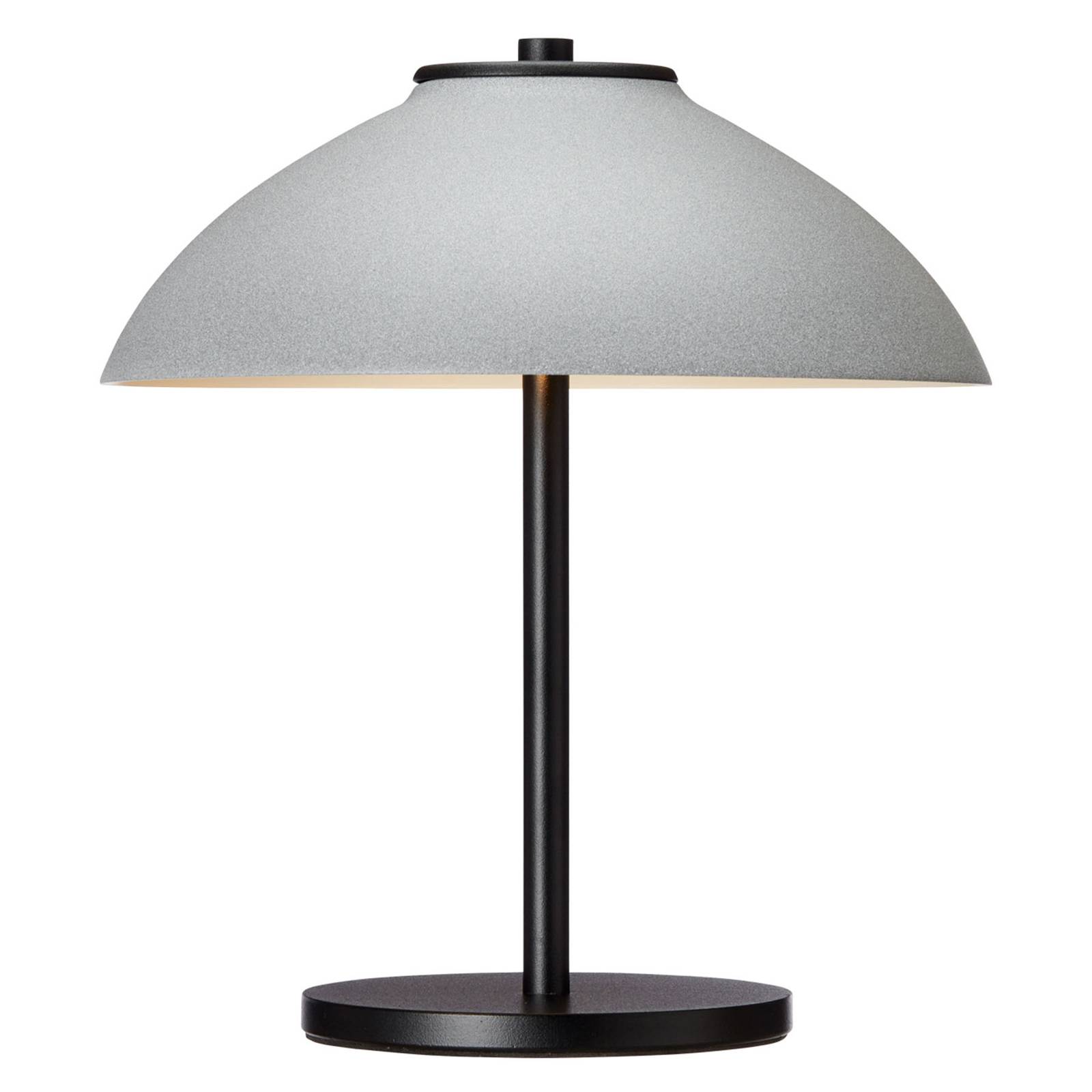 Lampe à poser Vali hauteur 25,8 cm noire/grise