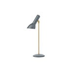 Oblique Table Lamp Flint Grey/Brass - CPH Lighting