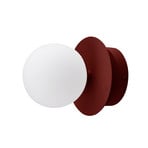 ART DECO wall light, burgundy/white glass - Globen Lighting