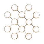 Liila 12 Wall Lamp/Ceiling Lamp Nordic Gold/Opal White - Nuura