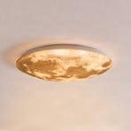 Lunar LED ceiling light with remote control 40 cm
