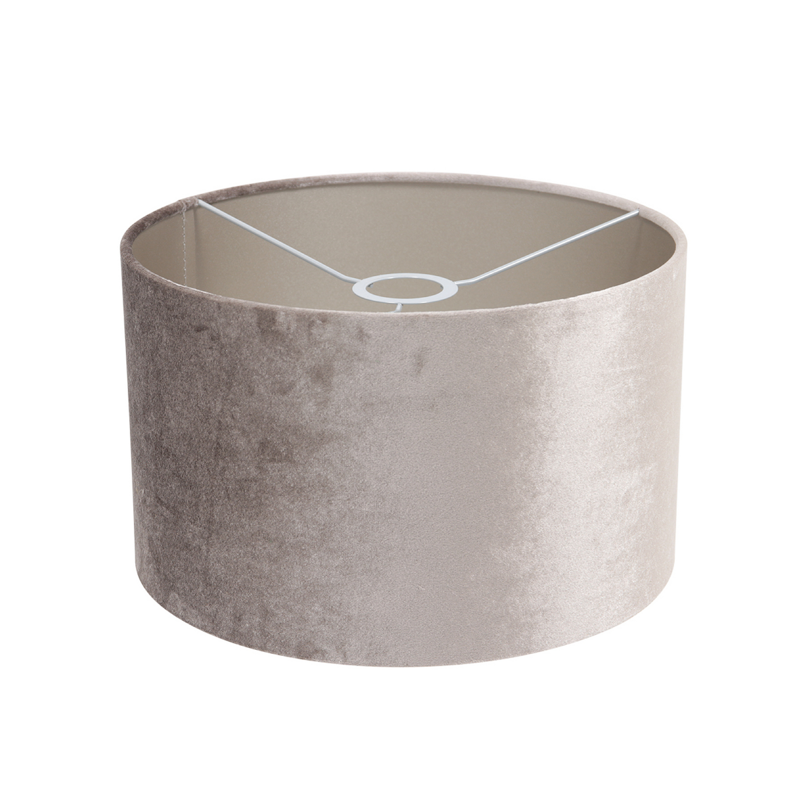 Lámpara de pie Noor, acero/terciopelo plateado, altura 144 cm, E27