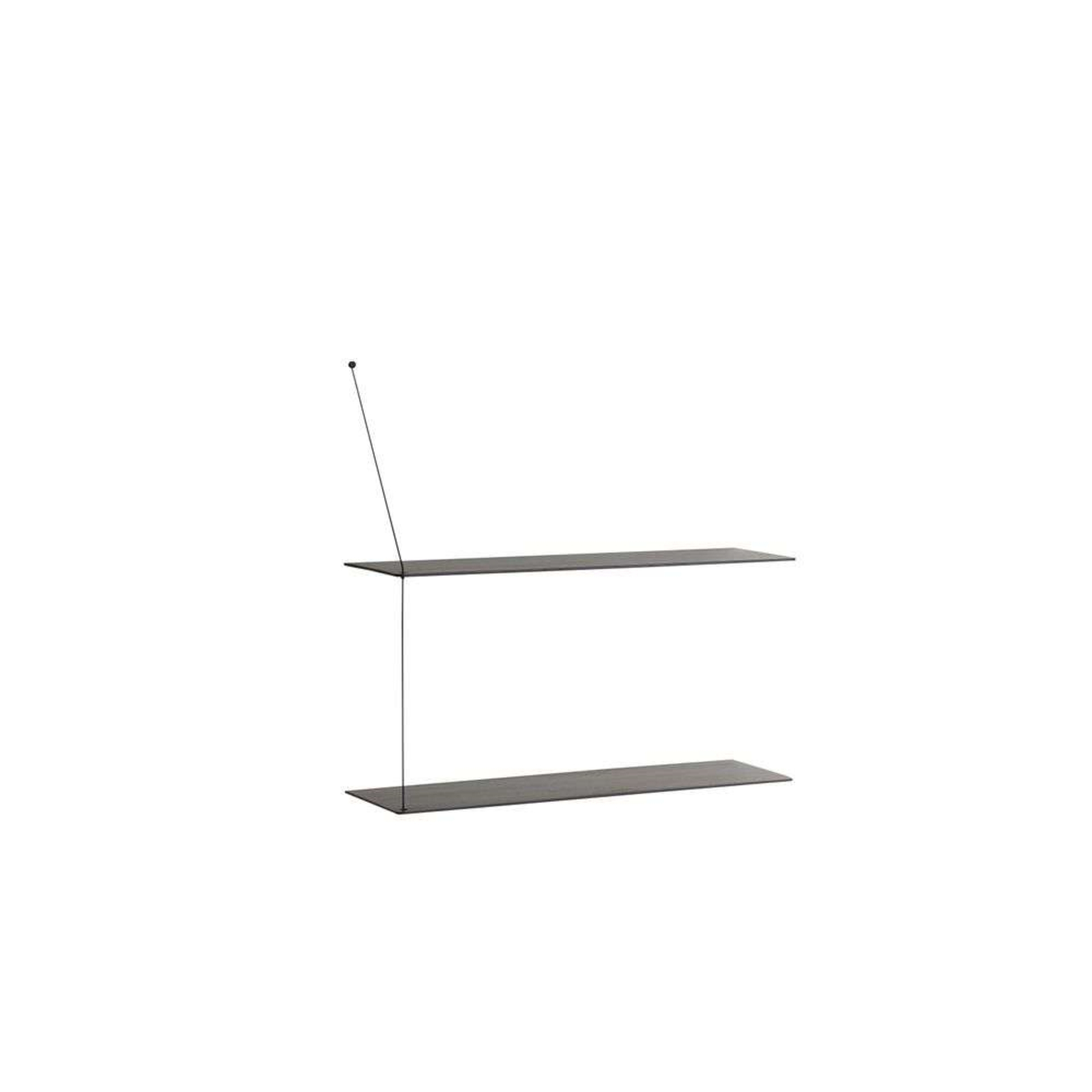 Stedge Shelf L80 Black - Woud