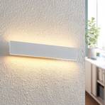 Lindby Ignazia LED-vegglampe, 47 cm, hvit