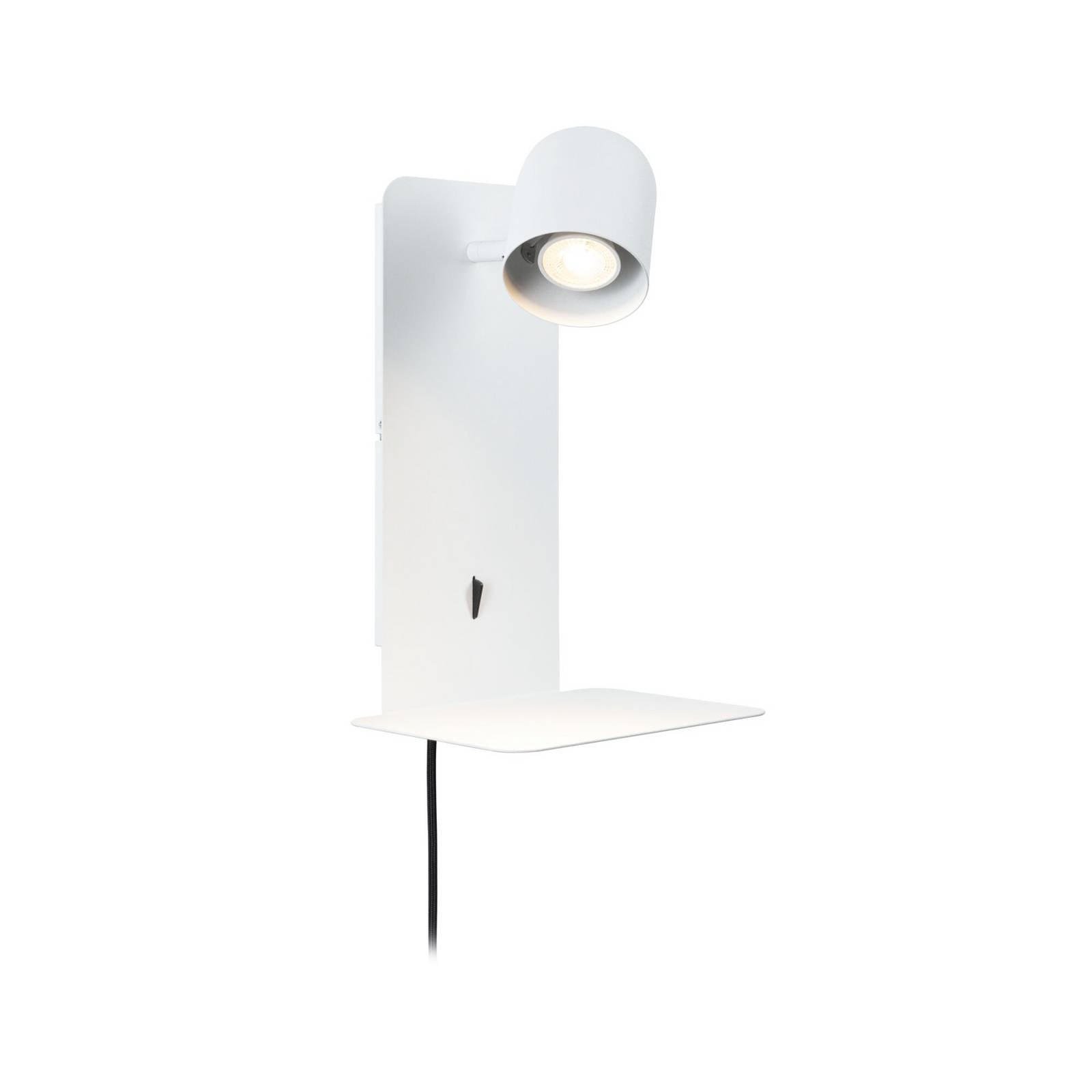 Paulmann Malena USB Wandspot mit Ablage, weiß
