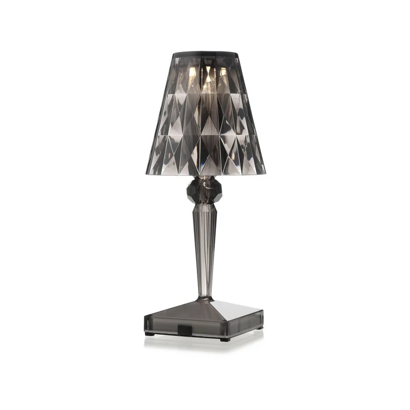 Kartell - Battery Portable Table Lamp IP54 Smoke