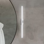 LED sienas lampa Runt, garums 60 cm, hroms, 4000 K, IP44