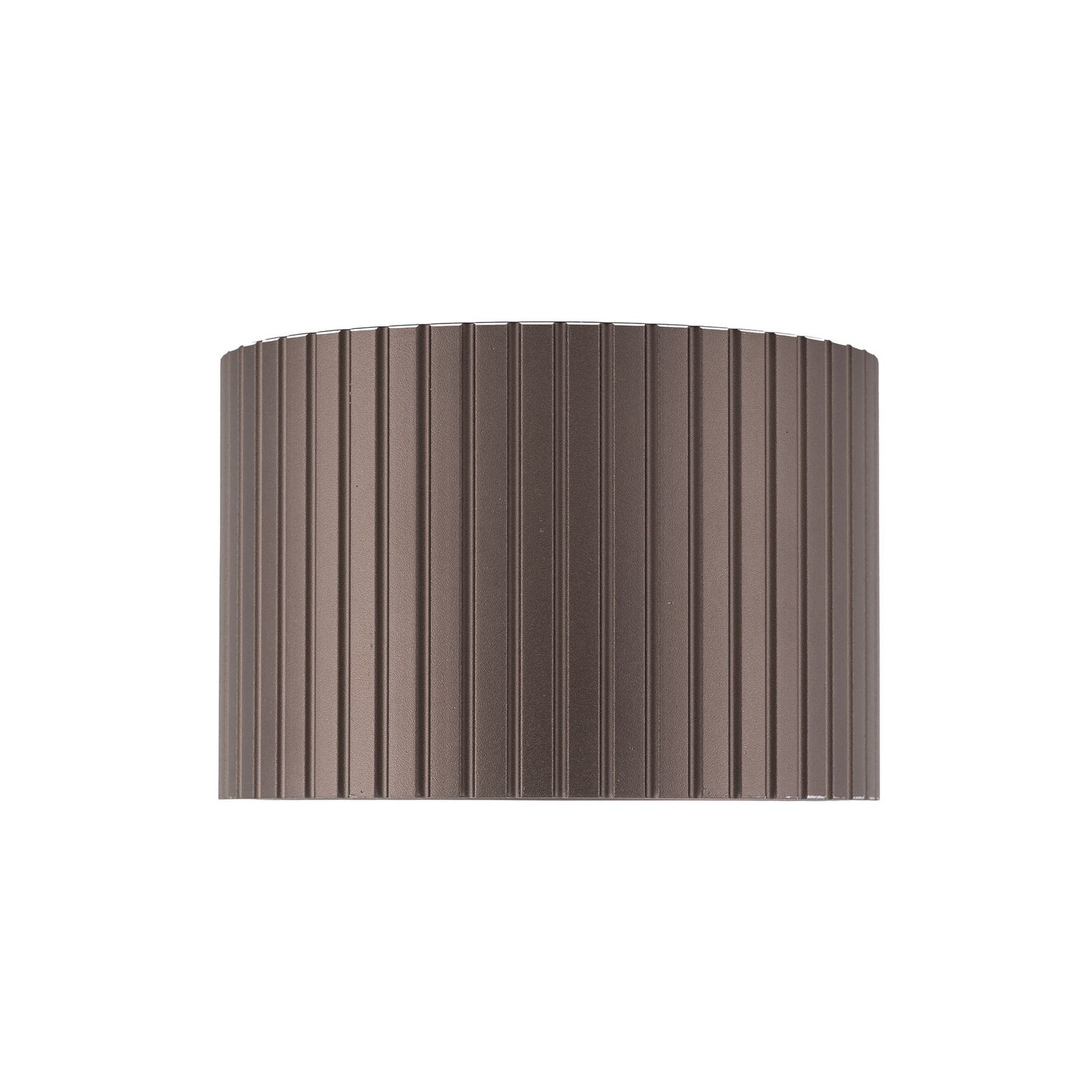 Downlight Ferro, bruin, kunststof, 6 cm hoog, GX53