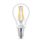 Lampada Philips Classic E14 P45 2.5W 2,700K transparente