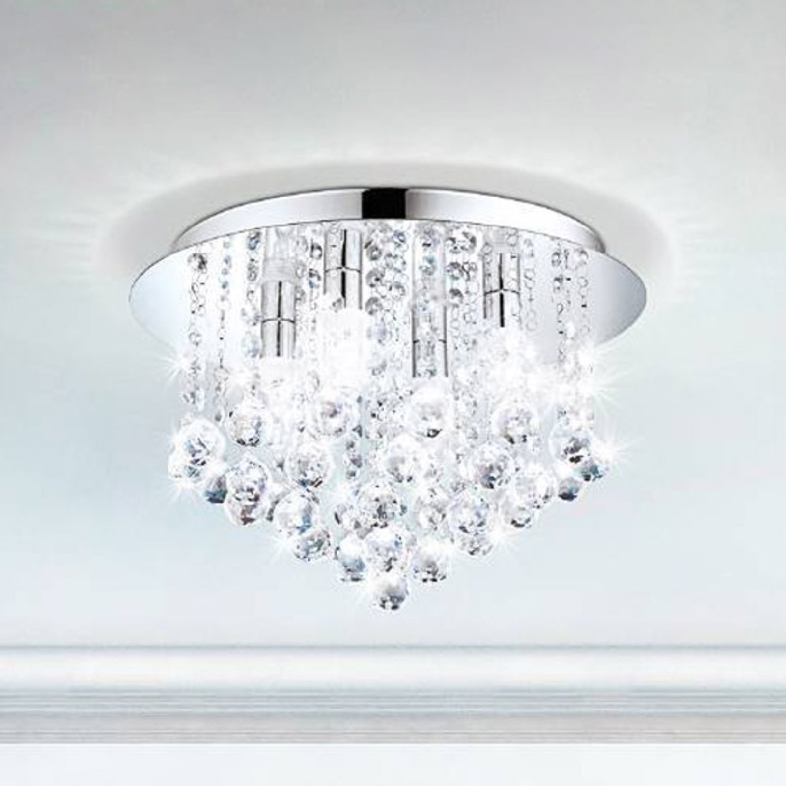 LED ceiling light Almonte with hanging, 35cm
