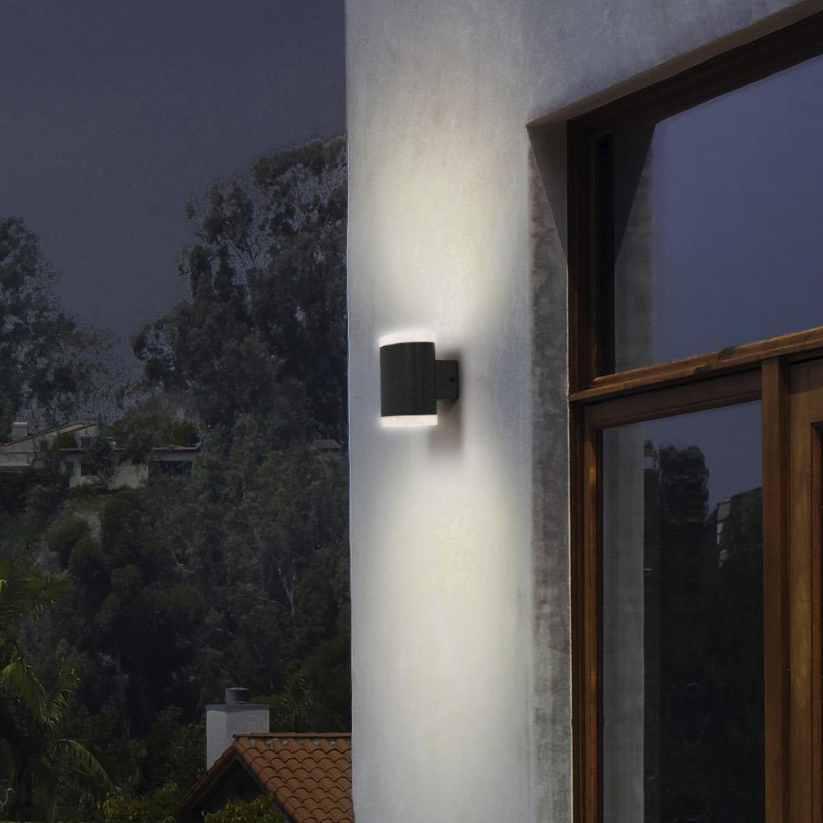 LEDVANCE LED outdoor wall lamp Endura Style Dallas, dark grey