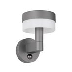 LED-Außenwandlampe Mackenzie Sensor anthrazit, Alu-Druckguss