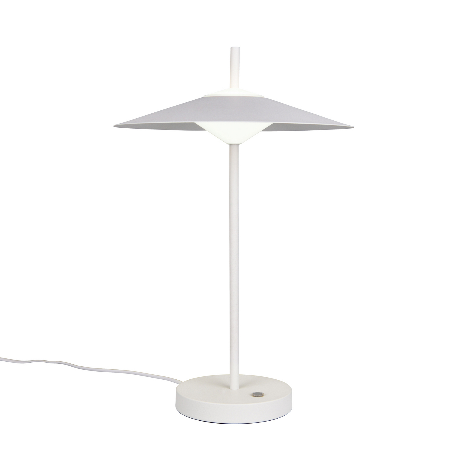 LED galda lampa „Amalo“, matēti balta, augstums 46 cm, metāls, CCT LED galda lampa „Amalo“, matēti balta, augstums 46 cm, metāls, CCT