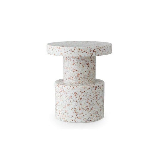 Bit Hocker, valkoinen, korkeus 42 cm – Normann Copenhagen