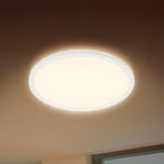 Lampa sufitowa LED Happy, RGBIC, CCTIC, biała, pilot