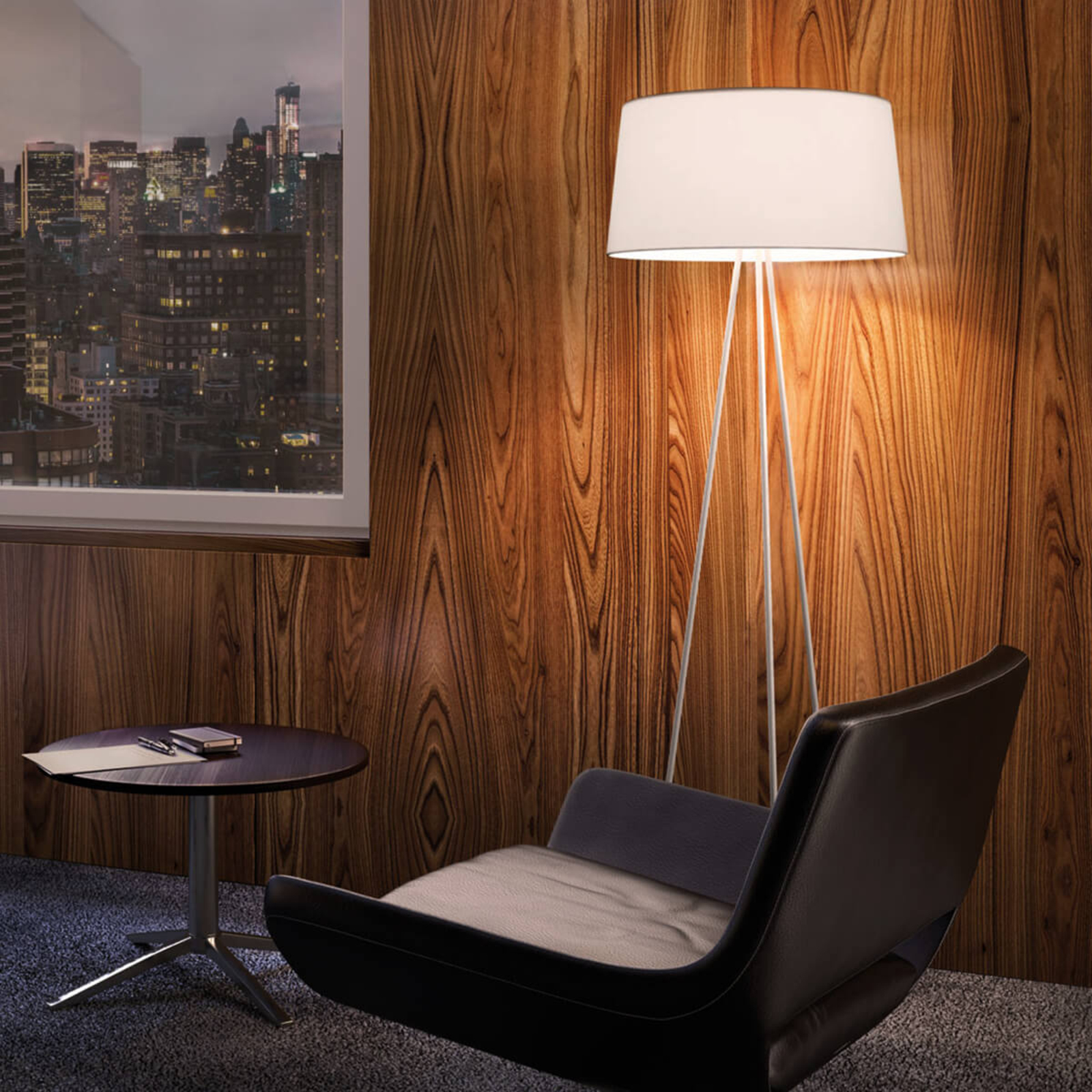 Tripod Lampadaire Ecrù - KDLN