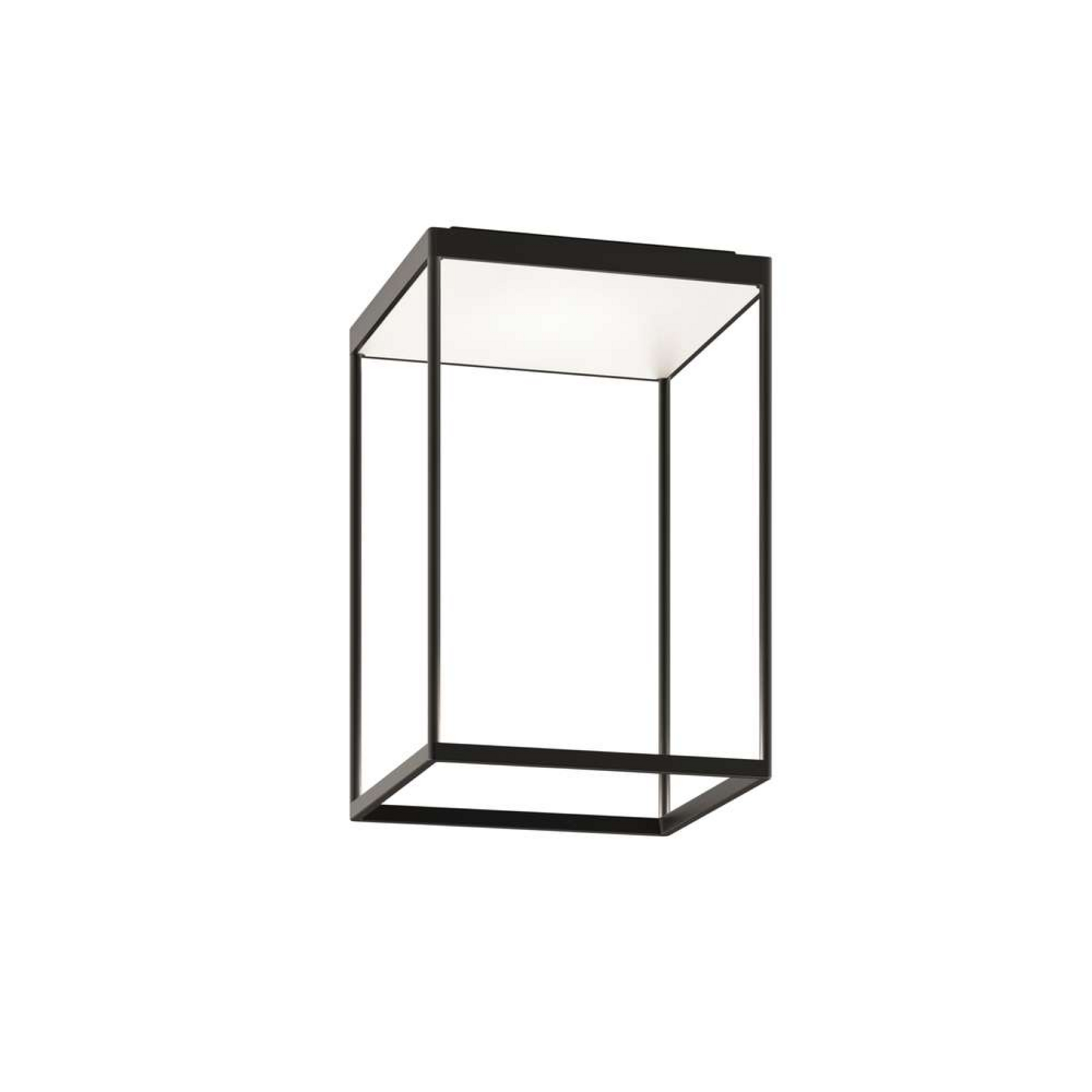 Reflex 2 LED-Deckenlampe, 45 cm, schwarz - Serien Lighting