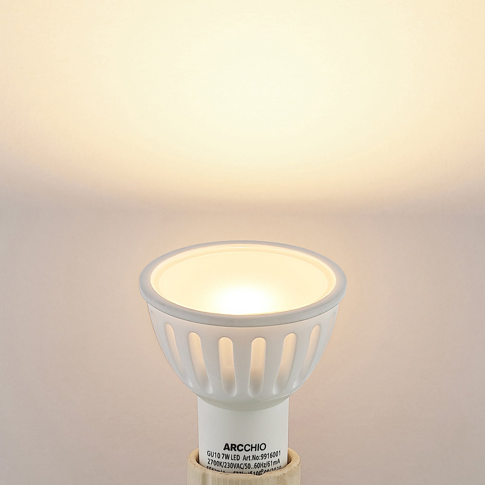 Arcchio reflector LED bulb GU10 100° 7W 2,700K 2x