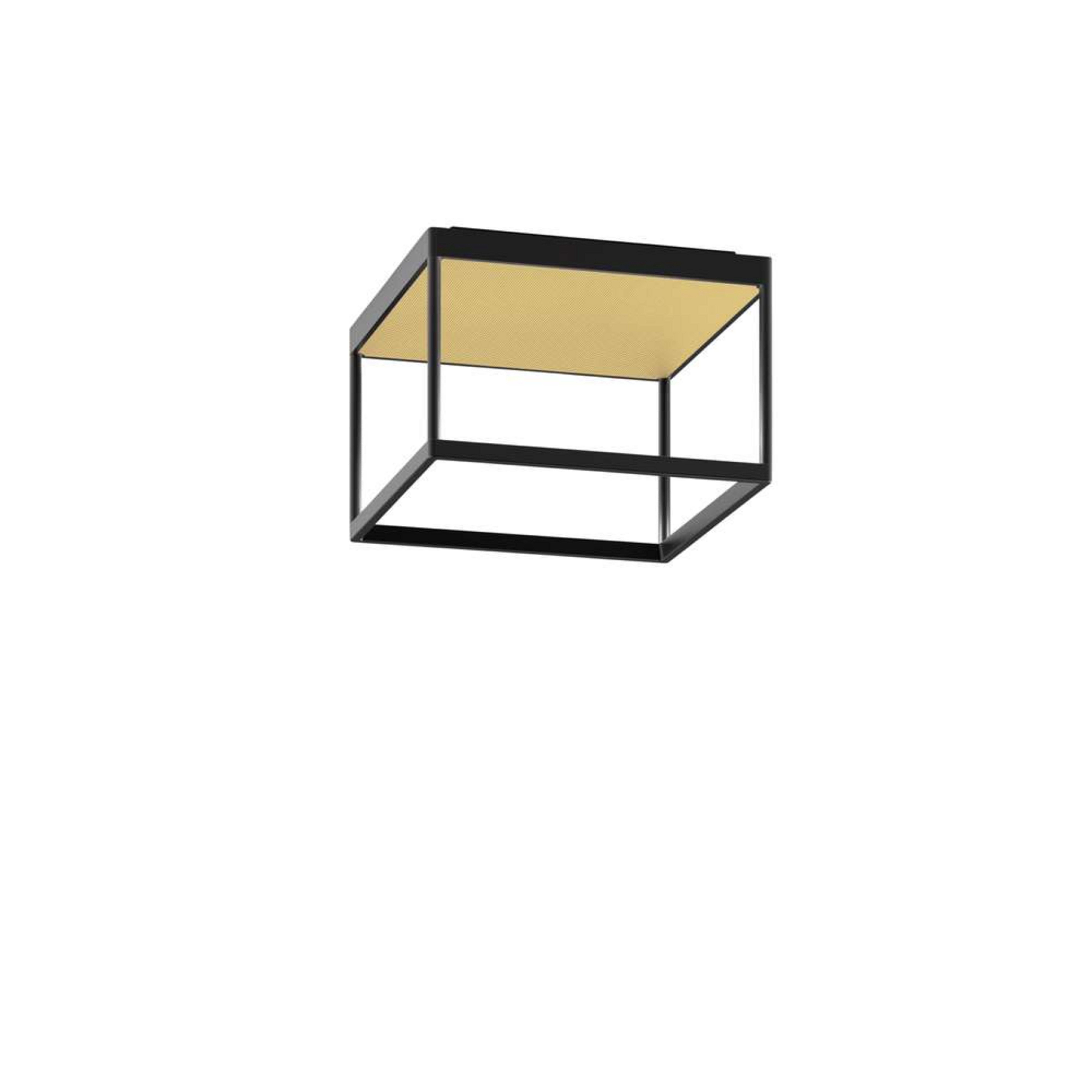 Reflex 2 LED-Deckenlampe, schwarz/gold - Serien Lighting