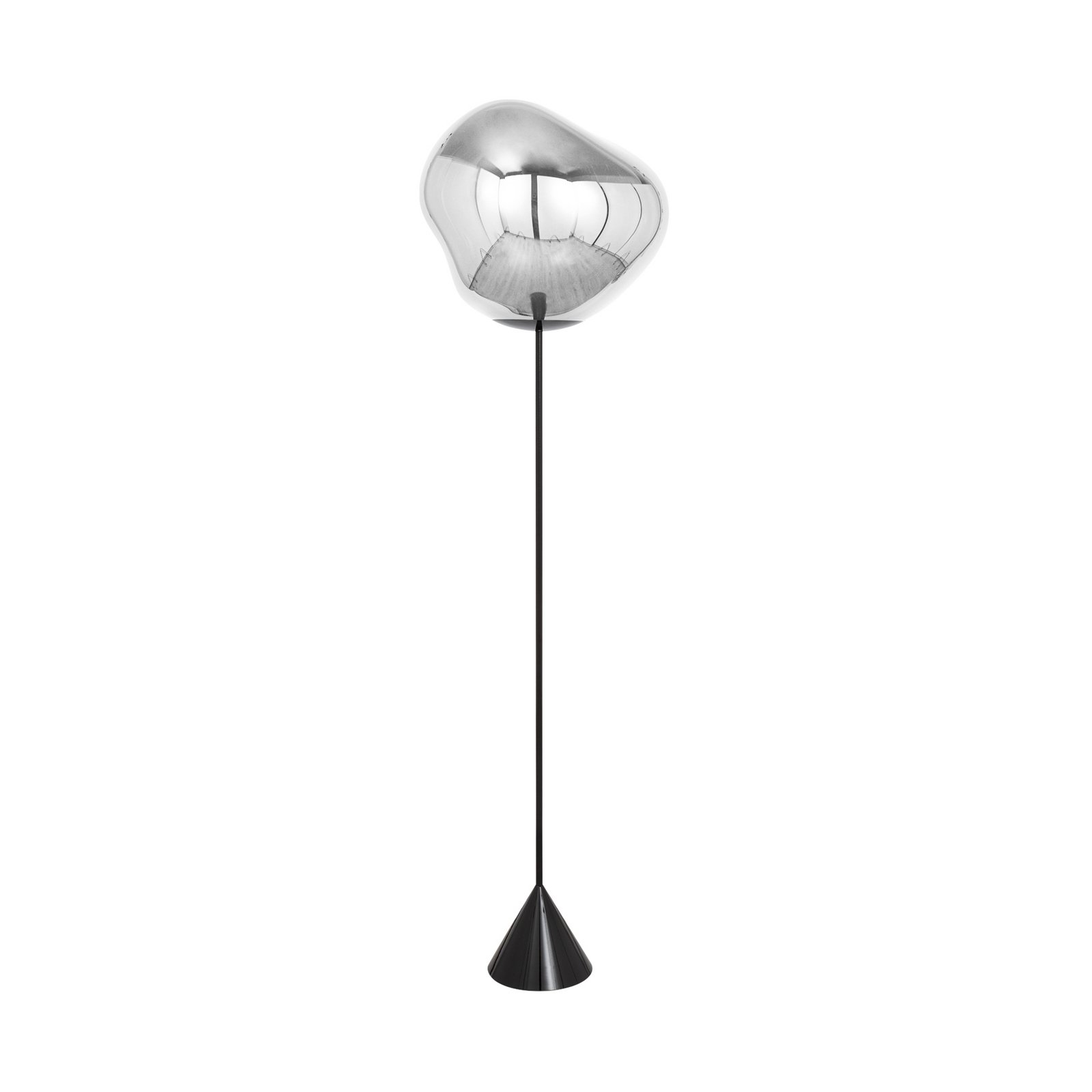 Tom Dixon LED Melt Cone Slim, silver, power supply unit