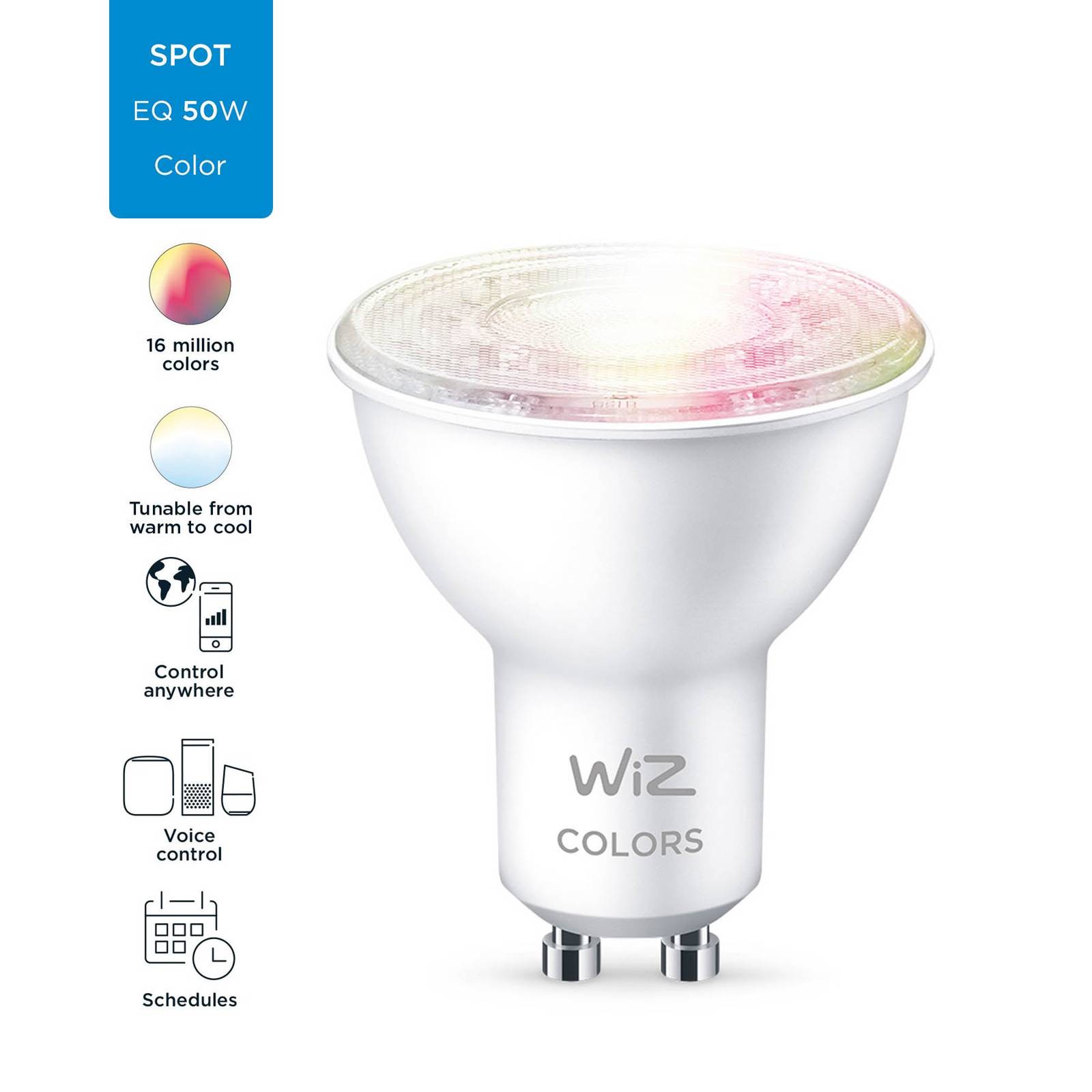 WiZ PAR16 réflecteur LED GU10 4,7W RGB