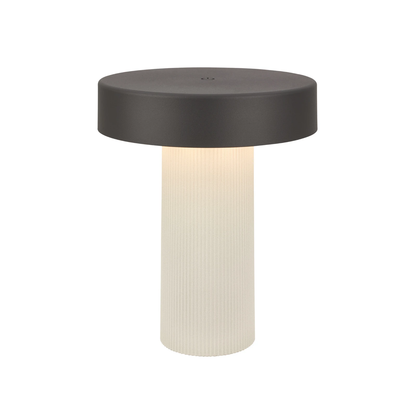 stolová LED lampa na batérie Bito, antracitová/biela, výška 20 cm, IP44