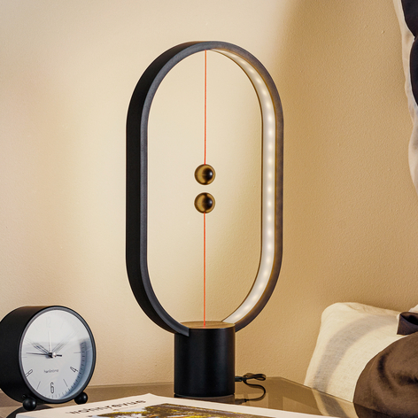SEGULA Heng Balance lampe à poser LED, noire