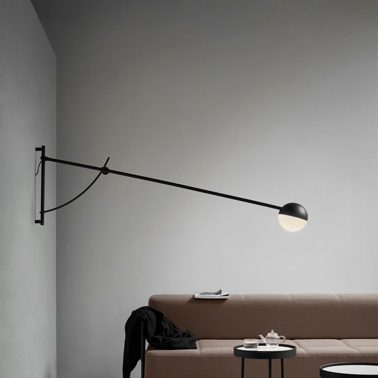 Balancer Wandleuchte Black - Northern