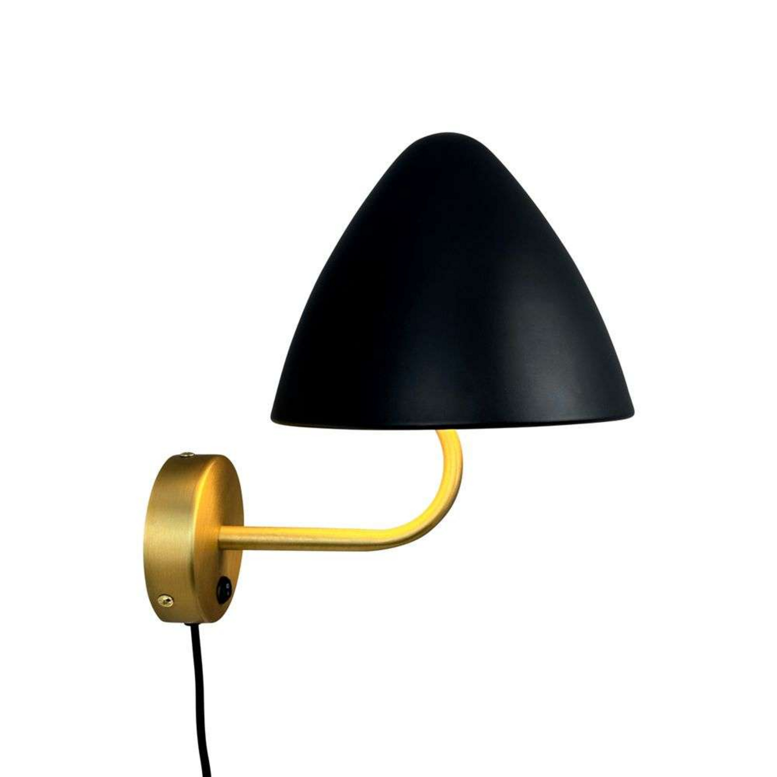 Oulu Aplică de Perete Black/Brass - DybergLarsen