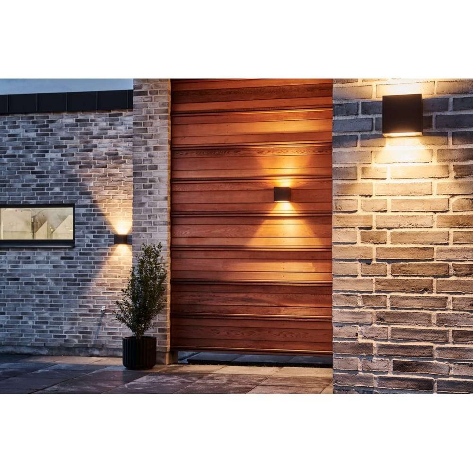 Cube LED Aplica de Exterior 3000K Up/Down White - LIGHT-POINT