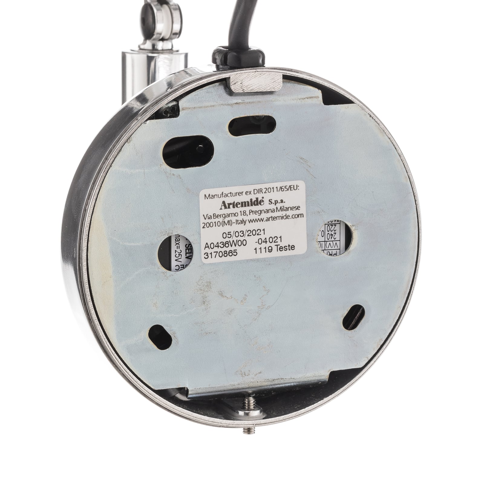 Tolomeo Micro Faretto LED-Wandlampe, 2.700K, grau - Artemide