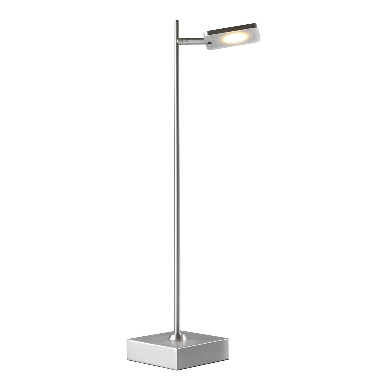 Quad LED table lamp, dimmer 1-bulb aluminium