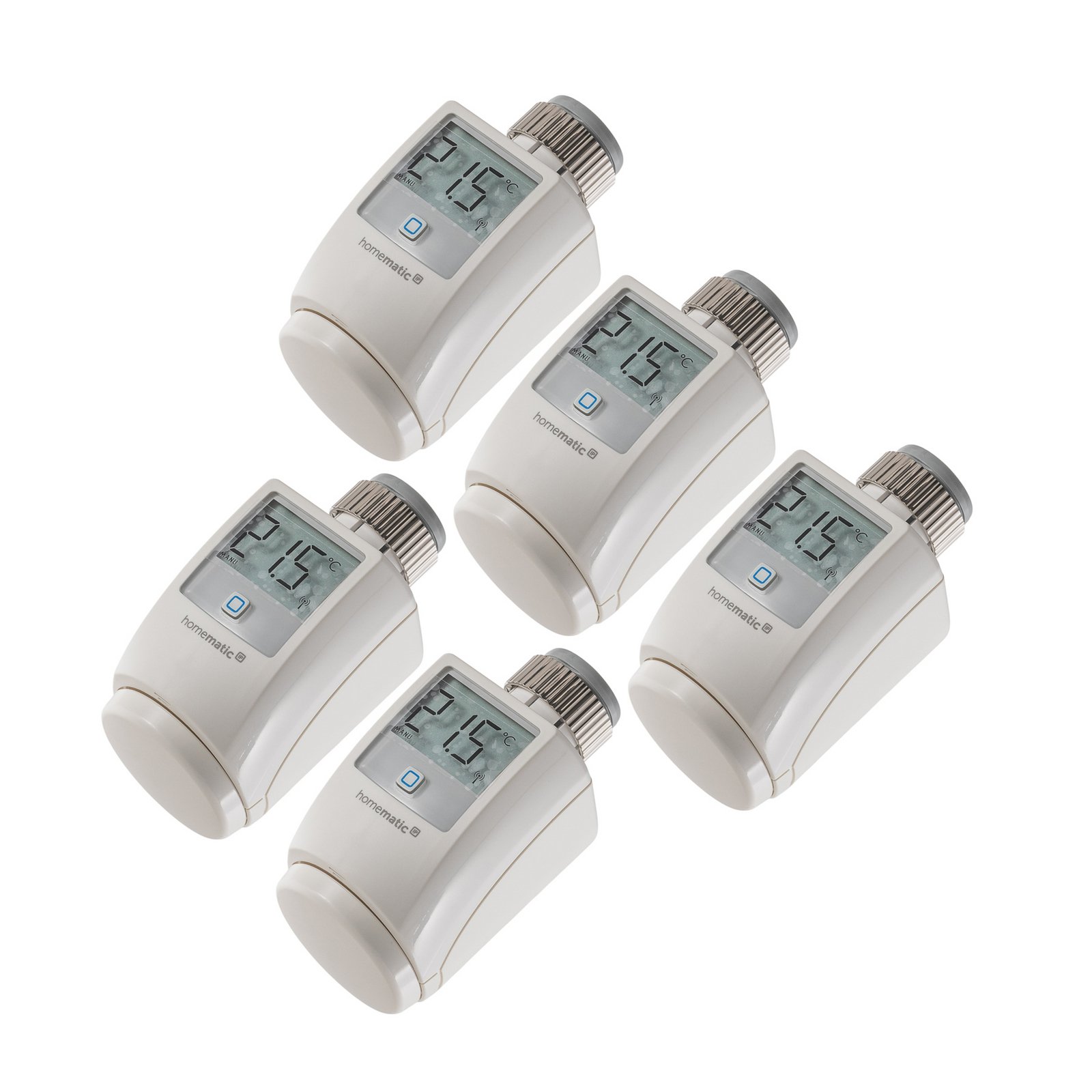 5 x Homematic IP thermostat de radiateur
