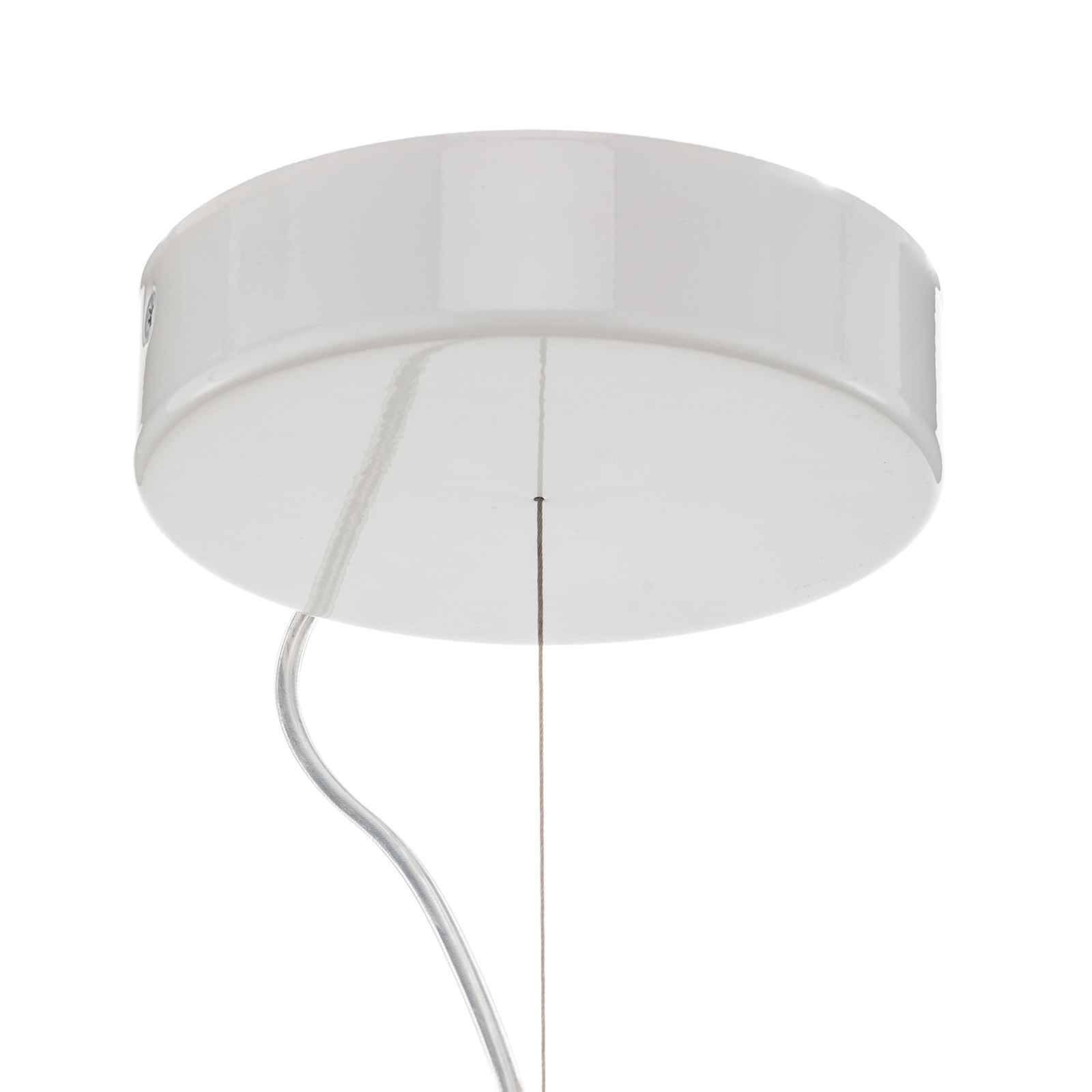 Slamp Clizia - designer pendant light, smoky grey
