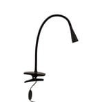 Baris LED Lámpara de Abrazadera Black - Lindby